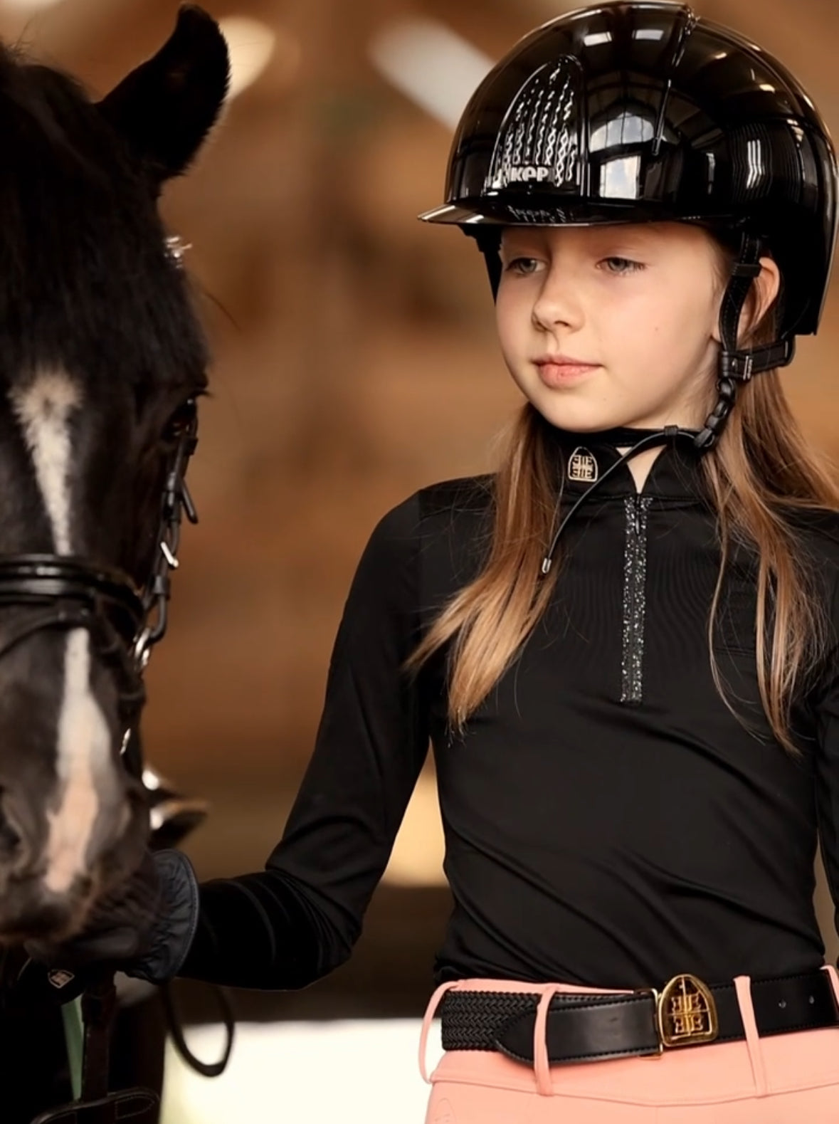 Koszulka Cannes czarna z kryształkami